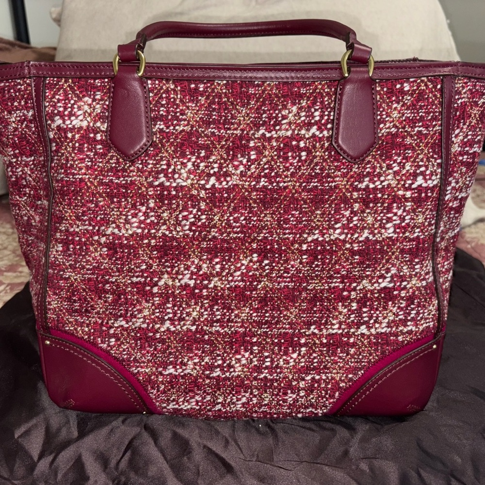 Coach Poppy Quilted Boucle Blaire Tote Bag